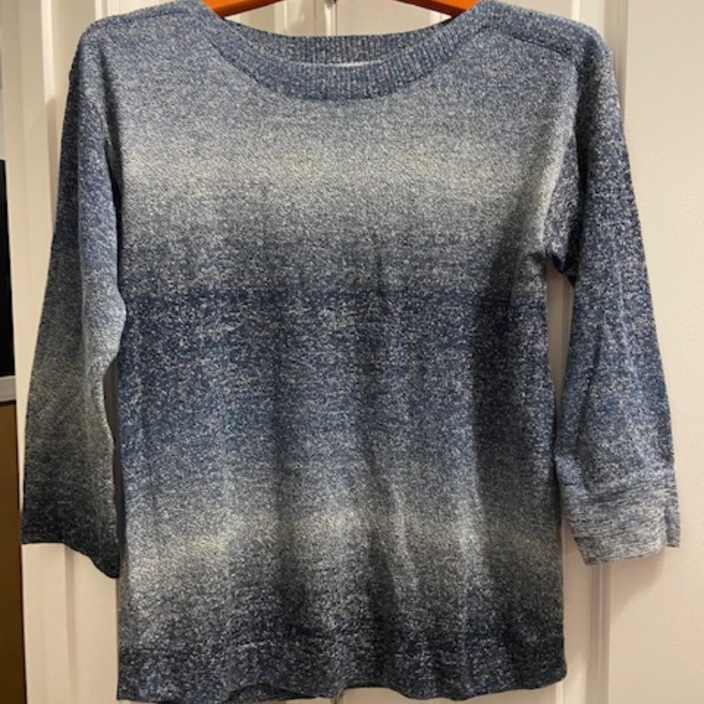 Blue & White Women's sweater